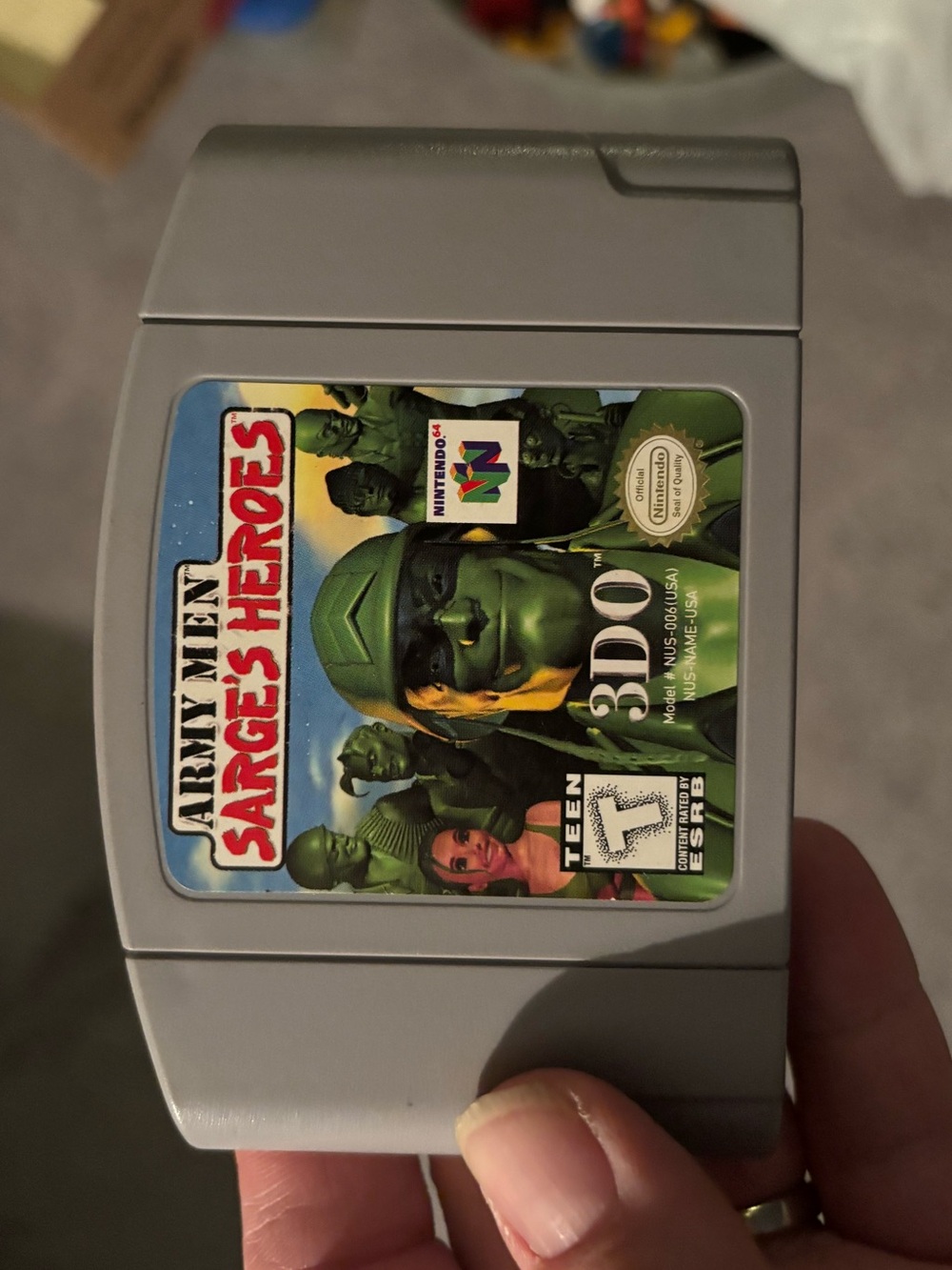 Army Men: Sarge’s Heroes video game for Nintendo 64